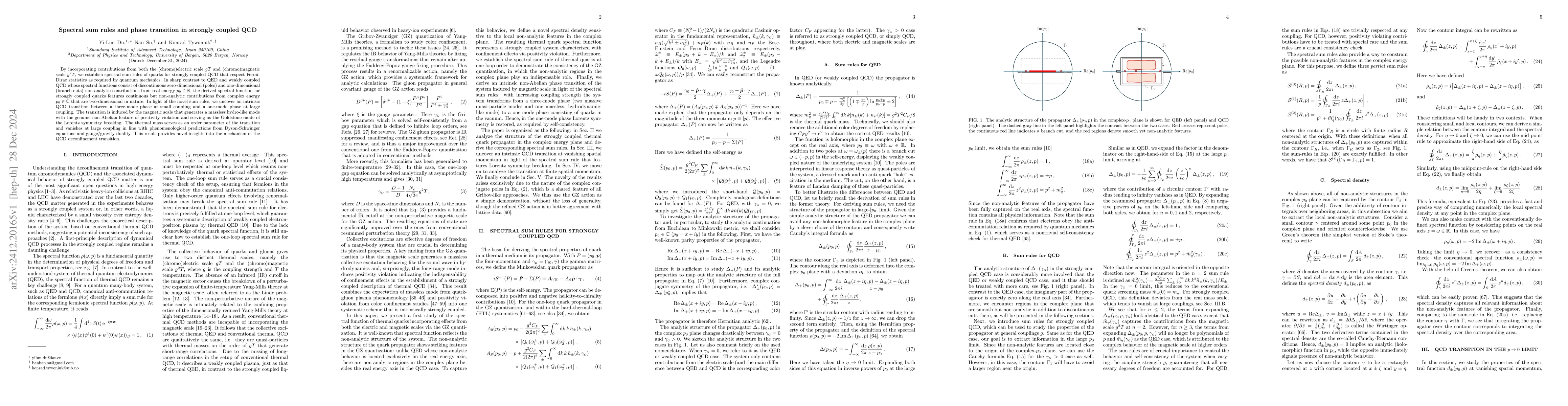 Thumbnail for Spectral sum rules and phase transition in strongly coupled QCD