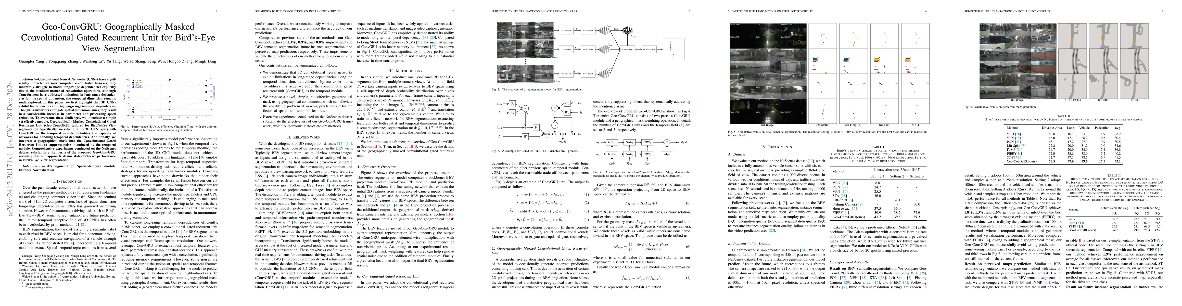 Thumbnail for Geo-ConvGRU: Geographically Masked Convolutional Gated Recurrent Unit
  for Bird-Eye View Segmentation