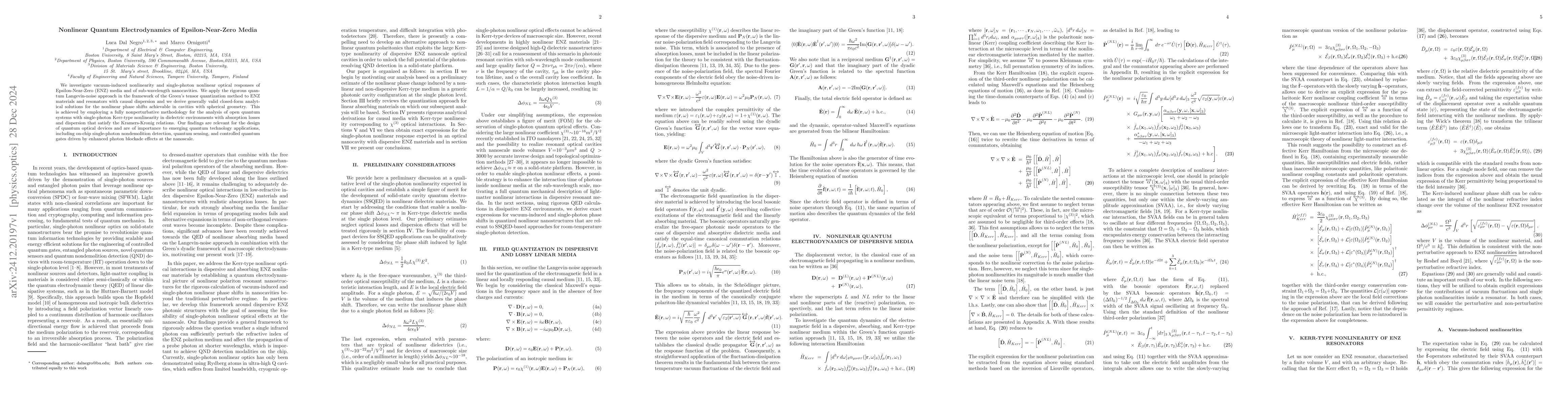 Thumbnail for Nonlinear Quantum Electrodynamics of Epsilon-Near-Zero Media