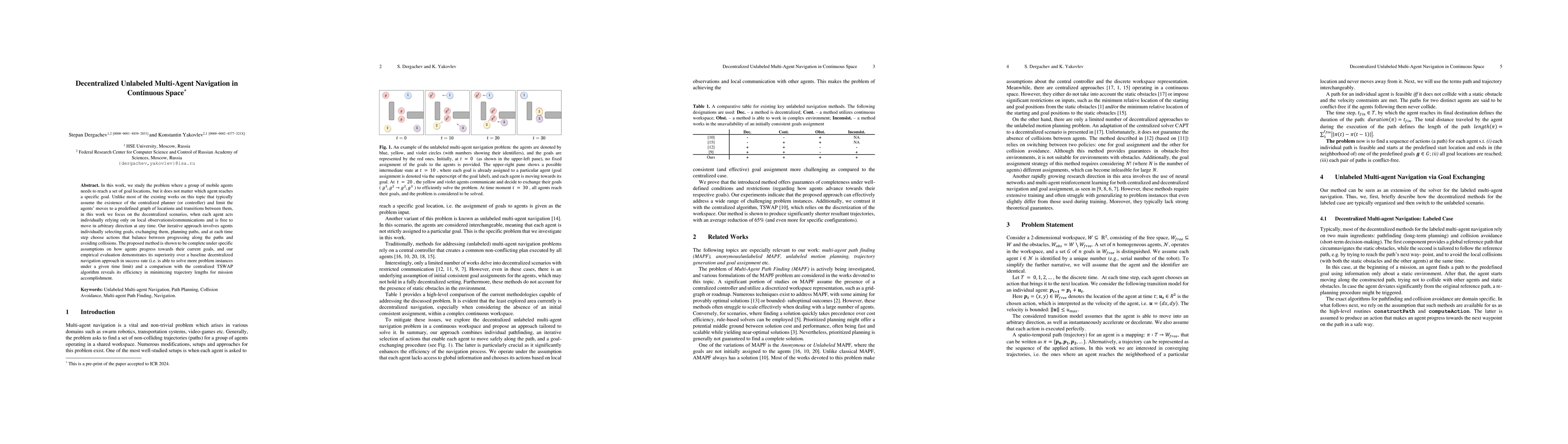 Thumbnail for Decentralized Unlabeled Multi-Agent Navigation in Continuous Space