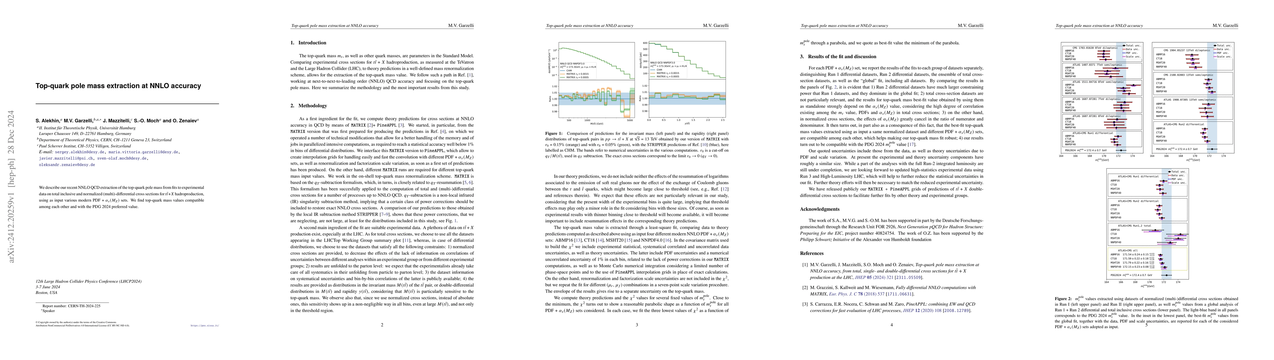 Thumbnail for Top-quark pole mass extraction at NNLO accuracy