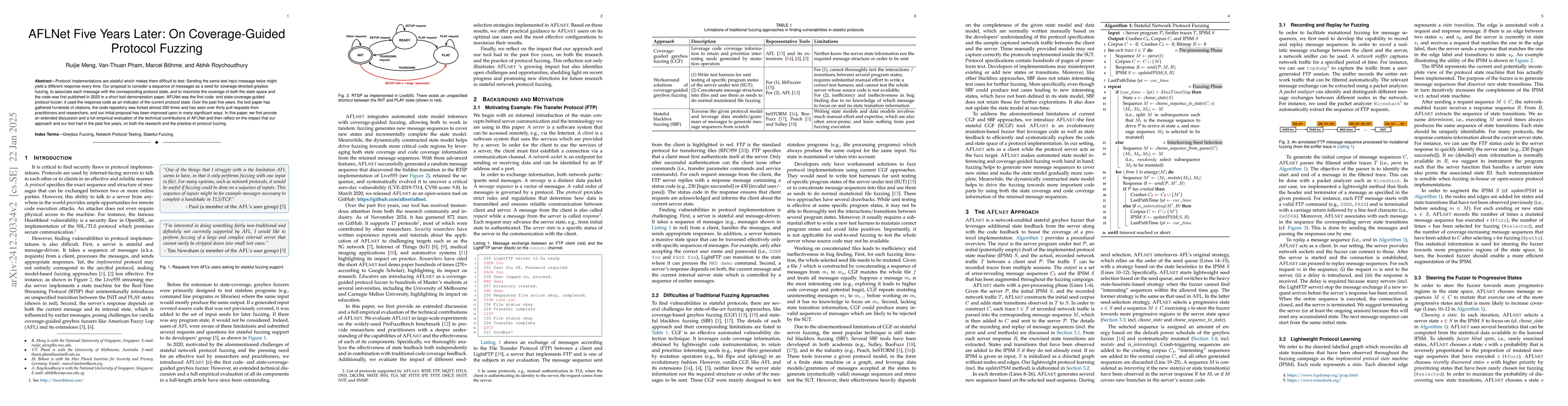 Thumbnail for AFLNet Five Years Later: On Coverage-Guided Protocol Fuzzing