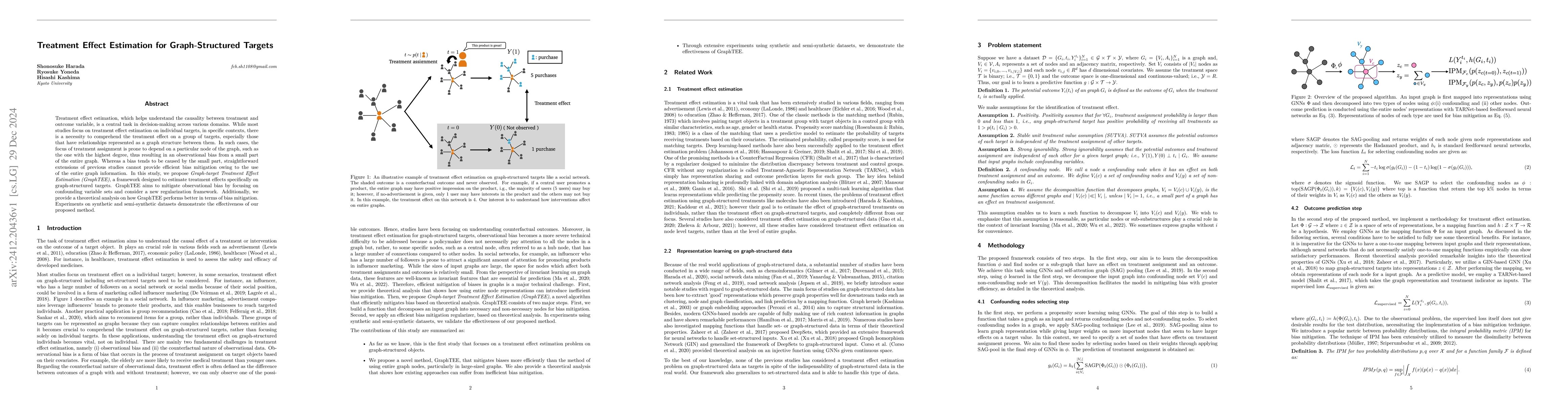 Thumbnail for Treatment Effect Estimation for Graph-Structured Targets