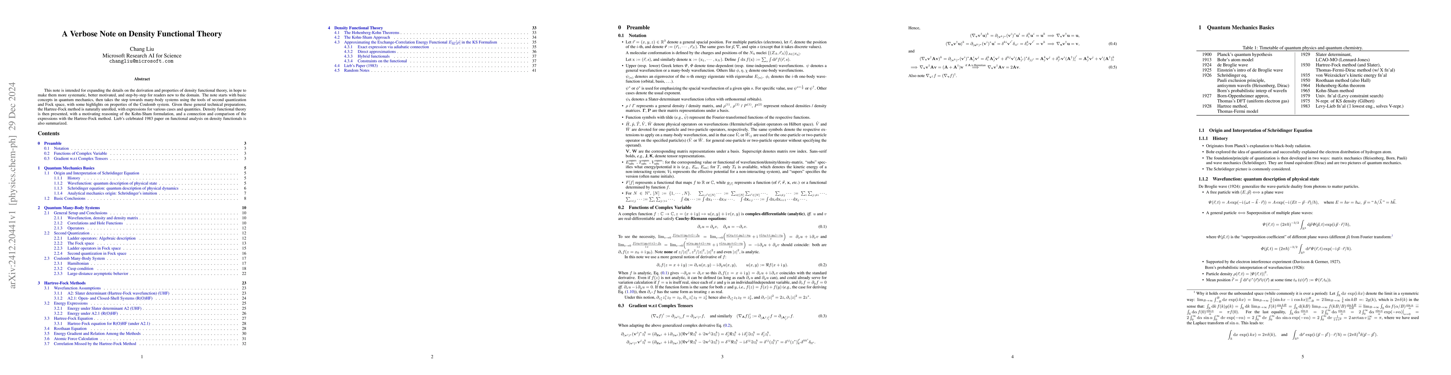 Thumbnail for A Verbose Note on Density Functional Theory