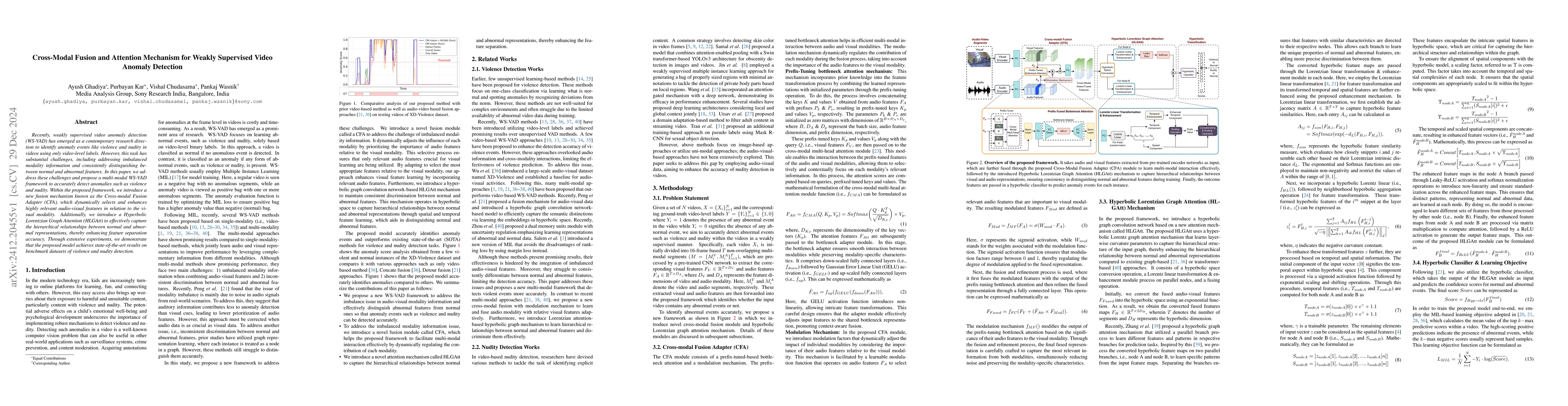 Thumbnail for Cross-Modal Fusion and Attention Mechanism for Weakly Supervised Video
  Anomaly Detection