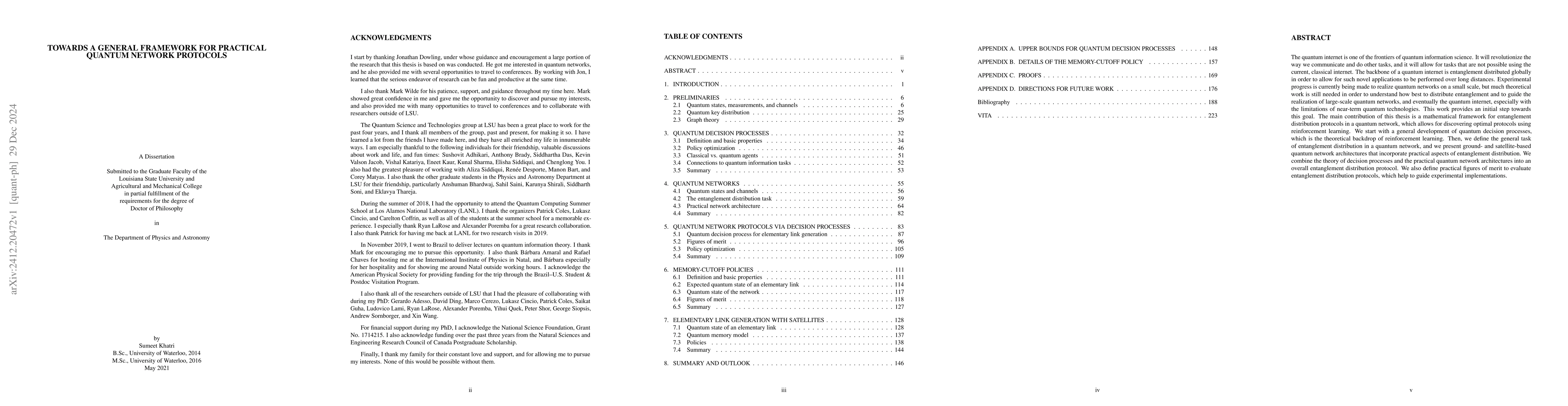 Thumbnail for Towards a General Framework for Practical Quantum Network Protocols