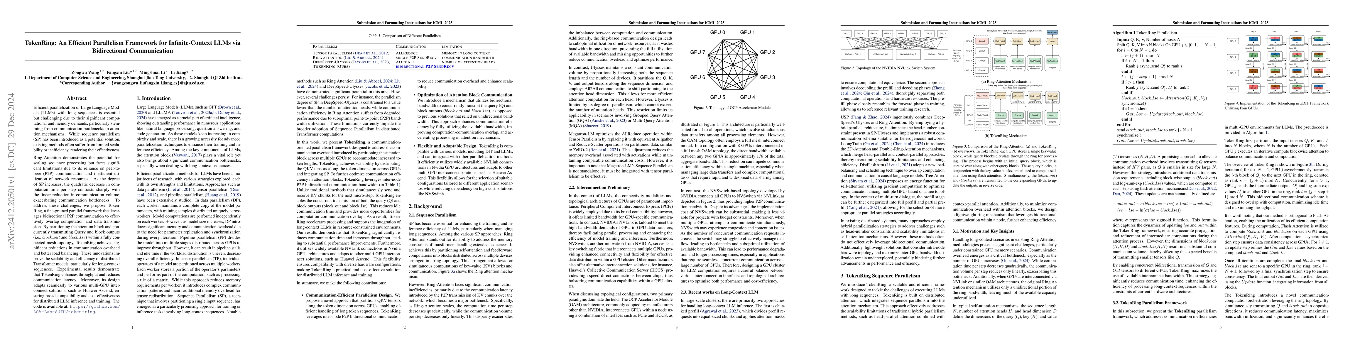 Thumbnail for TokenRing: An Efficient Parallelism Framework for Infinite-Context LLMs
  via Bidirectional Communication