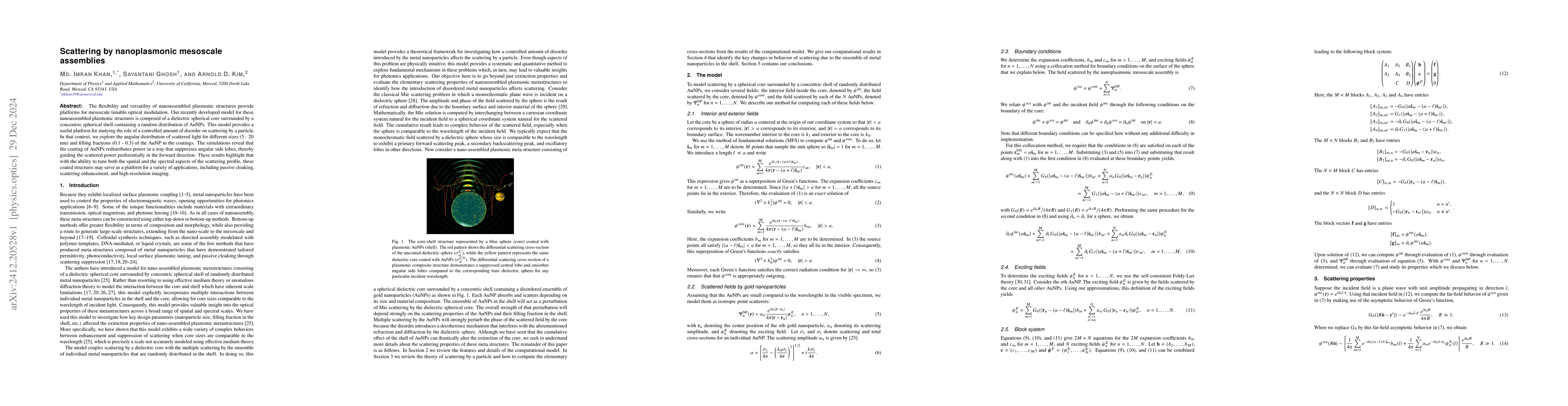 Thumbnail for Scattering by nanoplasmonic mesoscale assemblies