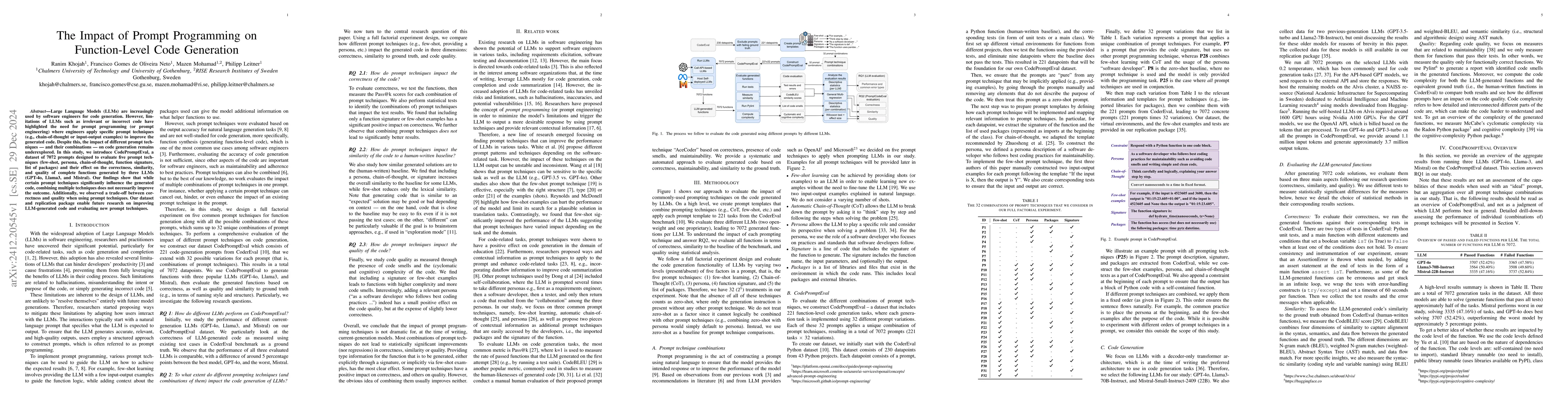 Thumbnail for The Impact of Prompt Programming on Function-Level Code Generation