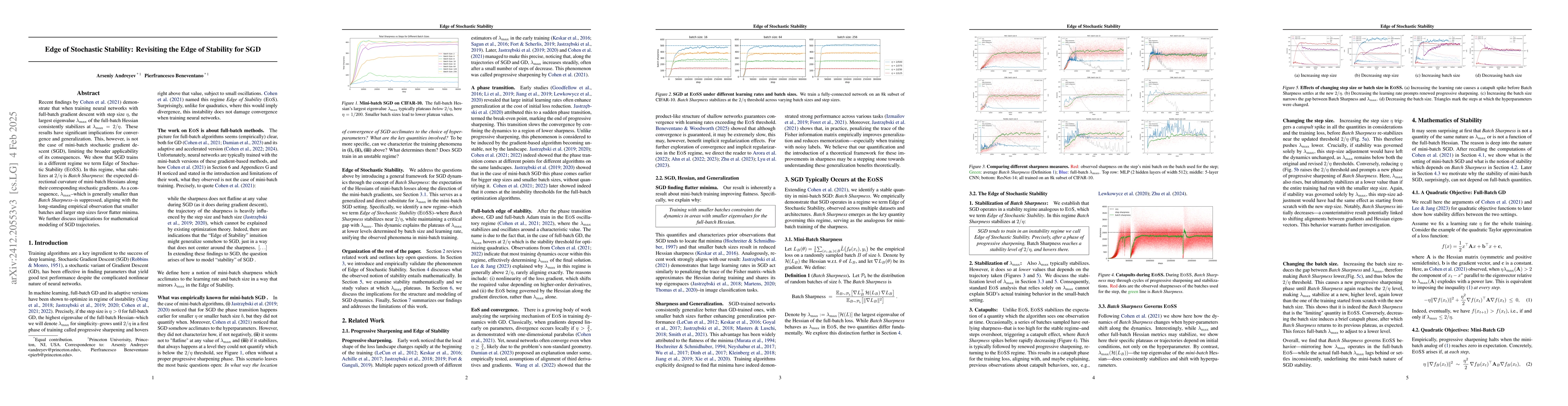 Thumbnail for Edge of Stochastic Stability: Revisiting the Edge of Stability for SGD