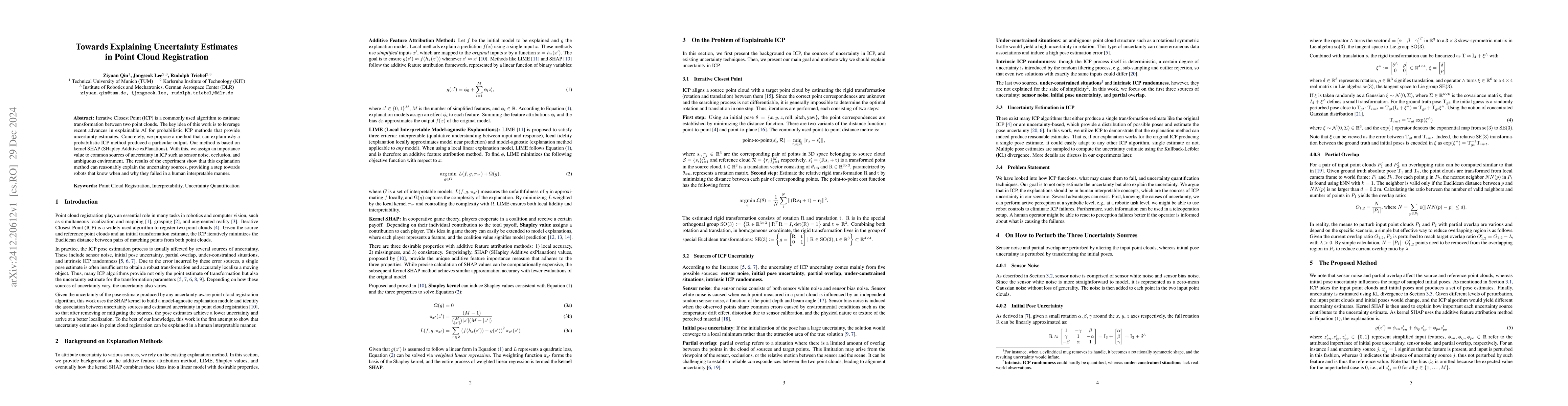 Thumbnail for Towards Explaining Uncertainty Estimates in Point Cloud Registration