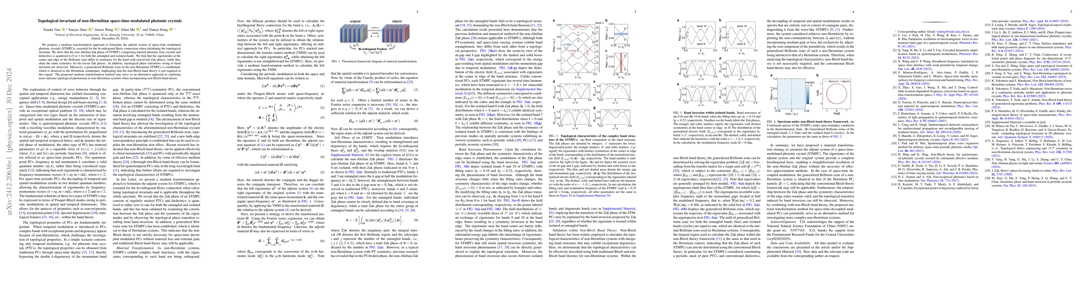 Thumbnail for Topological invariant of non-Hermitian space-time modulated photonic
  crystals