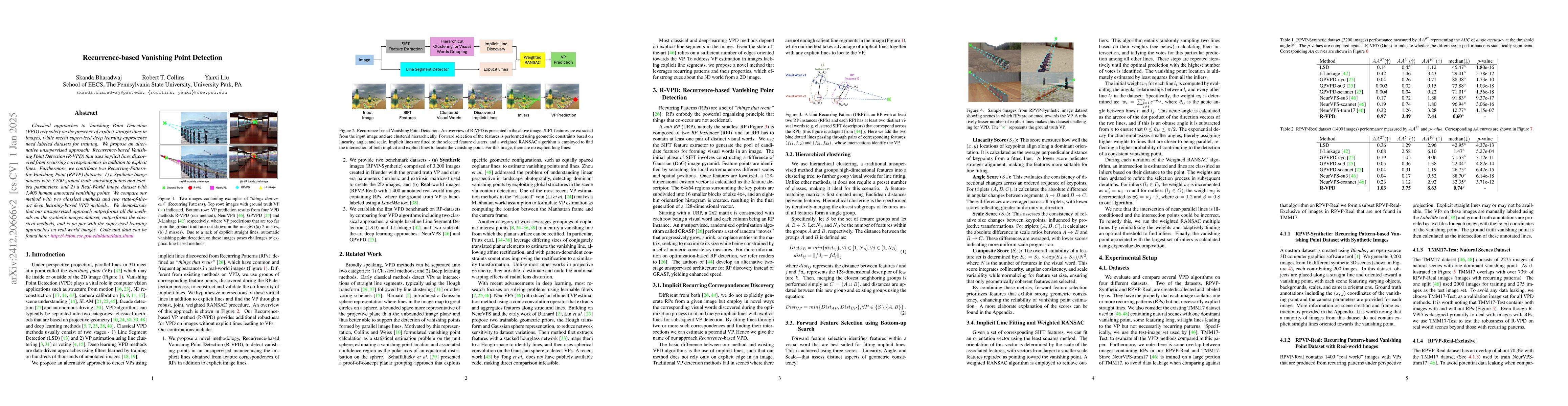 Thumbnail for Recurrence-based Vanishing Point Detection