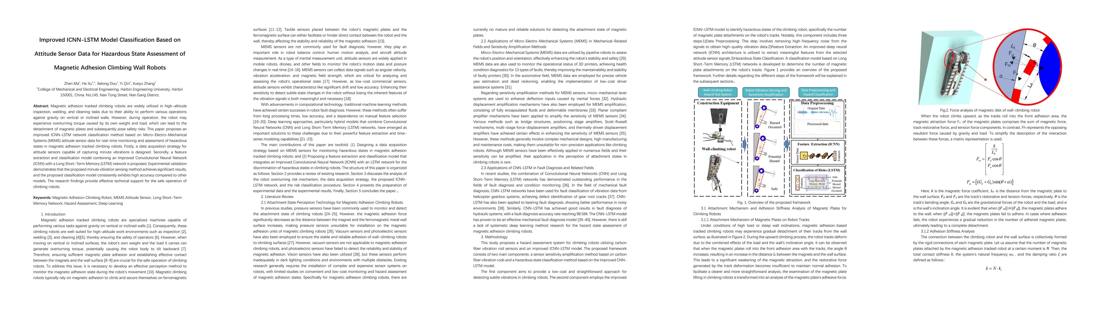 Thumbnail for Improved ICNN-LSTM Model Classification Based on Attitude Sensor Data
  for Hazardous State Assessment of Magnetic Adhesion Climbing Wall Robots
