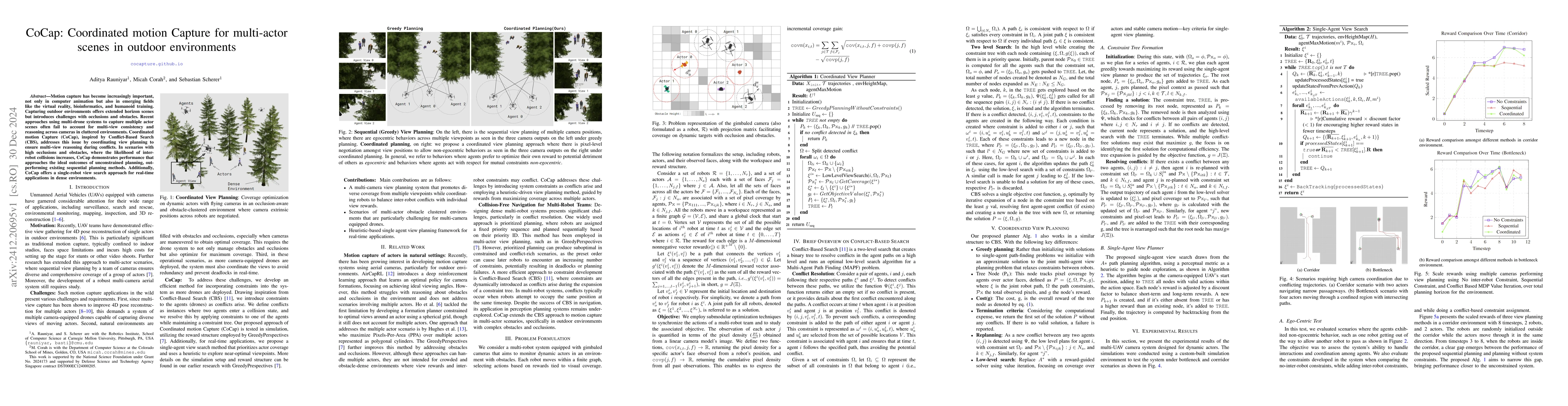 Thumbnail for CoCap: Coordinated motion Capture for multi-actor scenes in outdoor
  environments