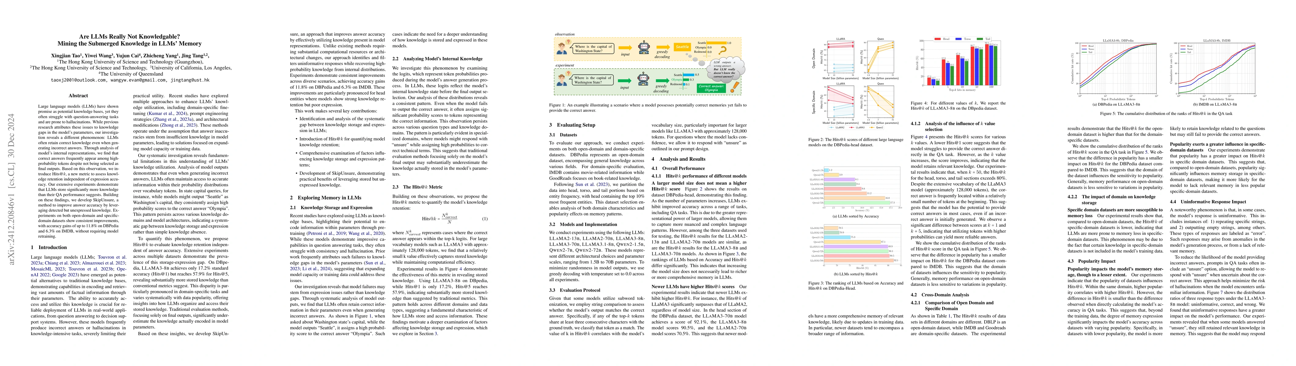 Thumbnail for Are LLMs Really Not Knowledgable? Mining the Submerged Knowledge in
  LLMs' Memory