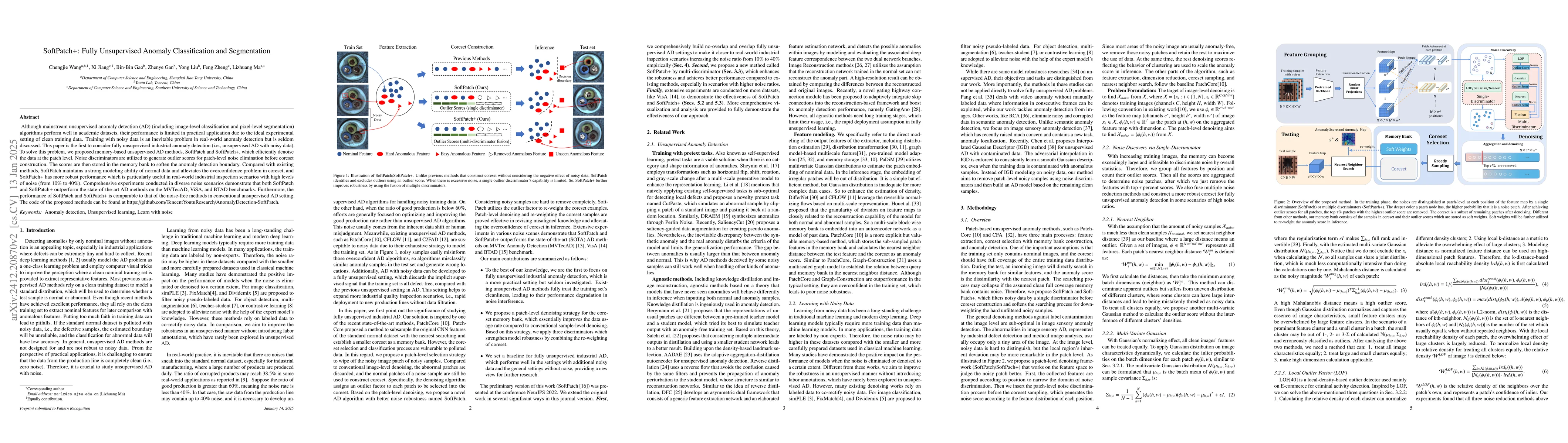 Thumbnail for SoftPatch+: Fully Unsupervised Anomaly Classification and Segmentation
