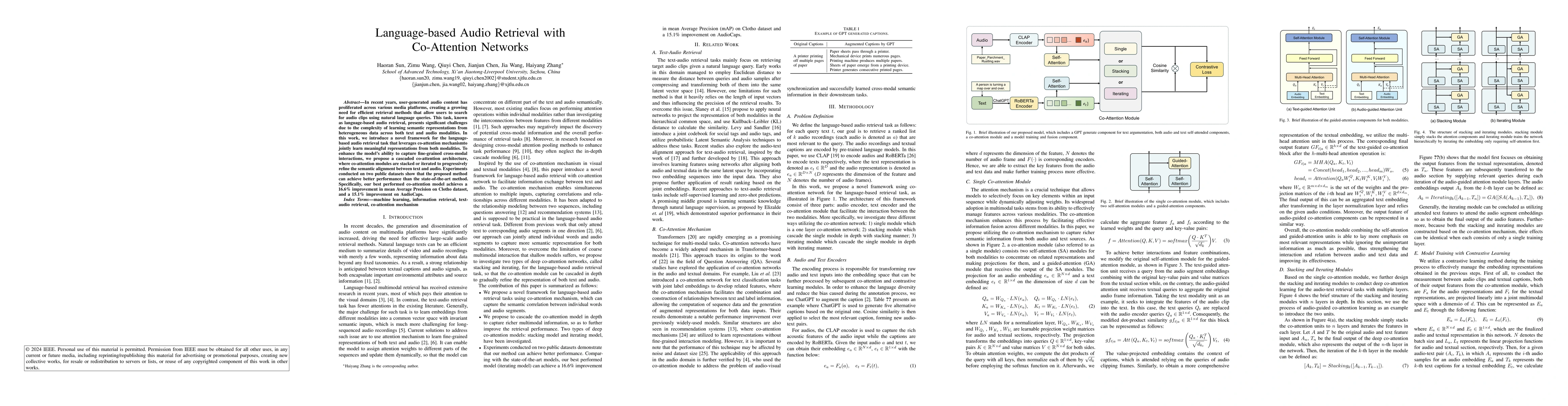 Thumbnail for Language-based Audio Retrieval with Co-Attention Networks