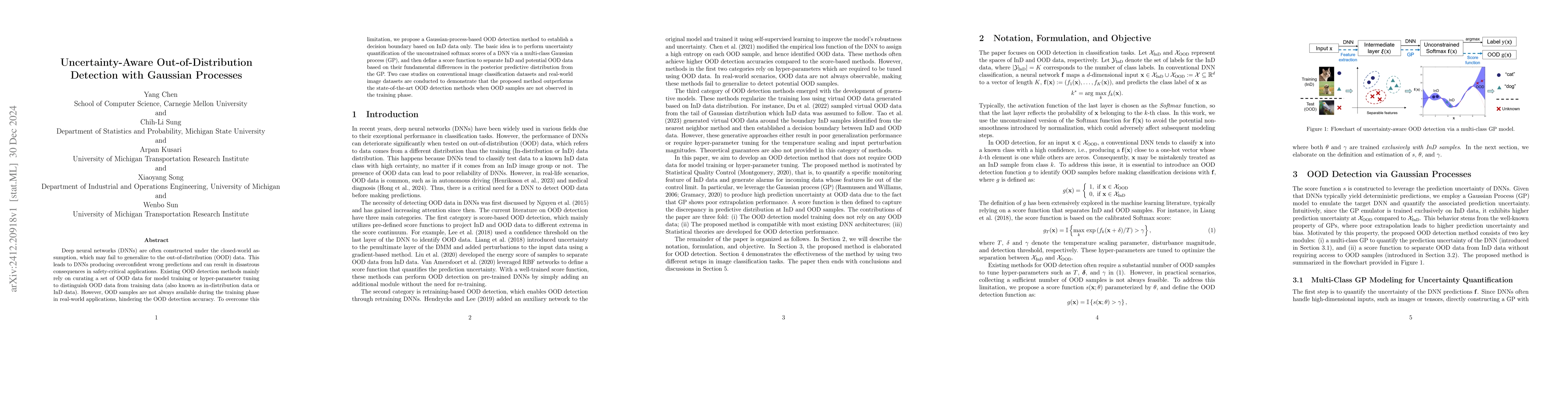Thumbnail for Uncertainty-Aware Out-of-Distribution Detection with Gaussian Processes