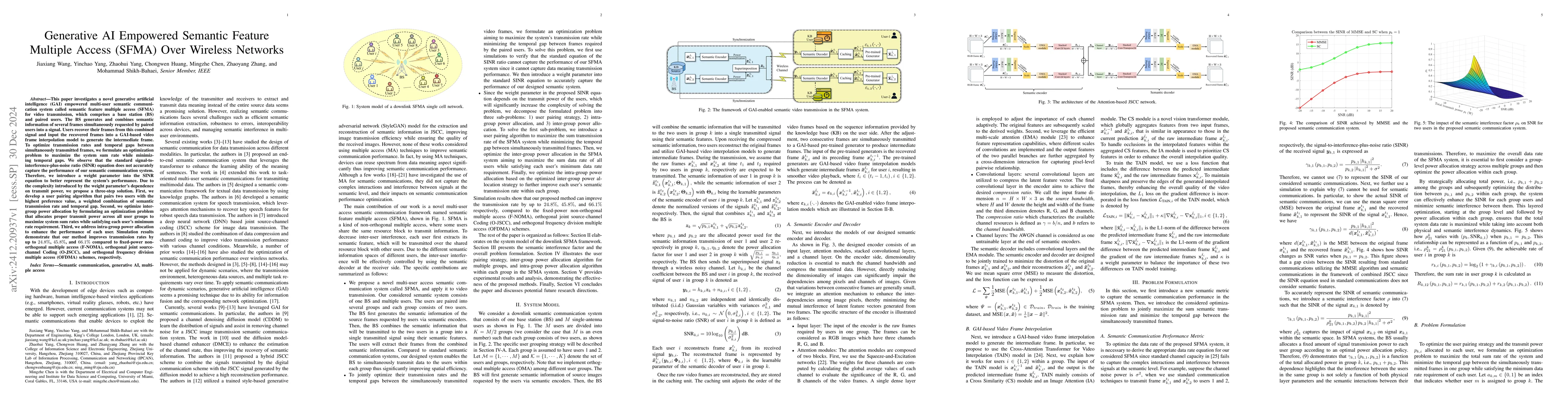 Thumbnail for Generative AI Empowered Semantic Feature Multiple Access (SFMA) Over
  Wireless Networks