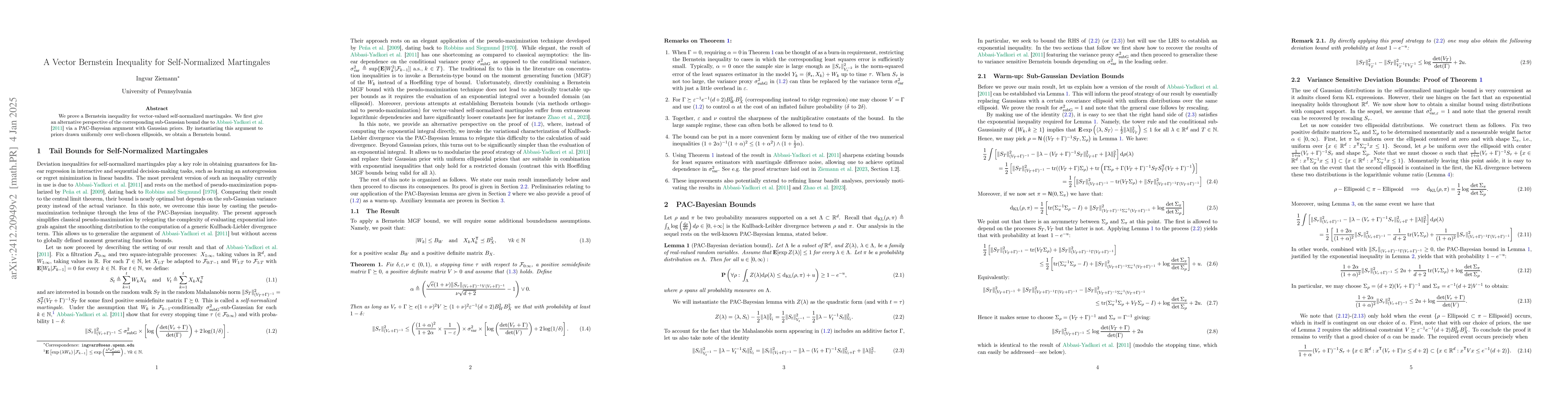 Thumbnail for A Vector Bernstein Inequality for Self-Normalized Martingales