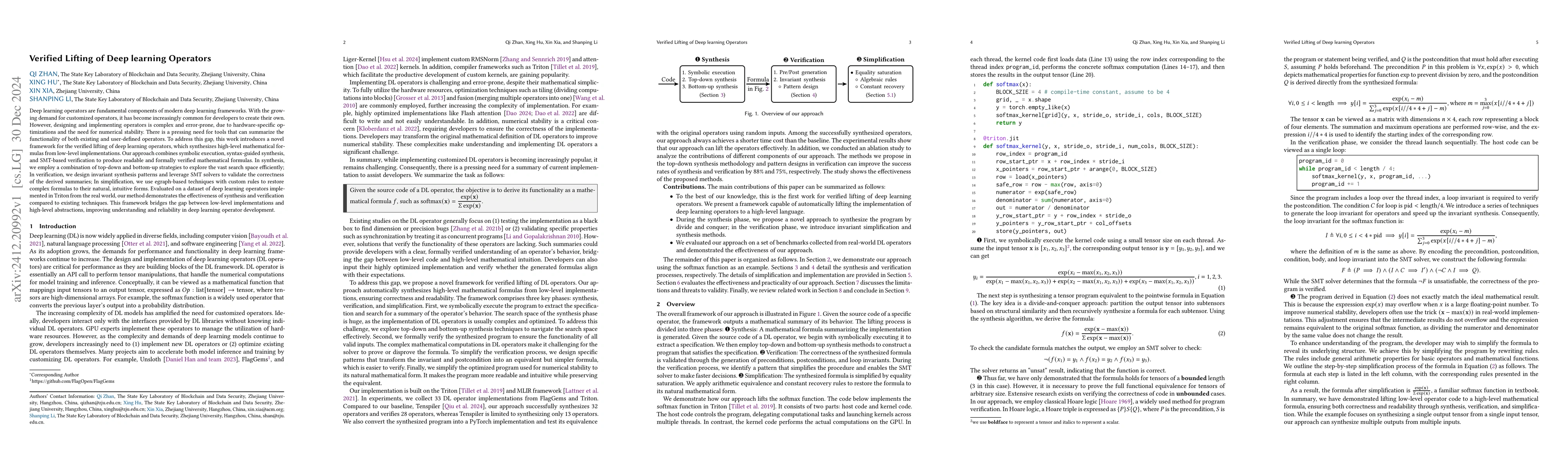 Thumbnail for Verified Lifting of Deep learning Operators