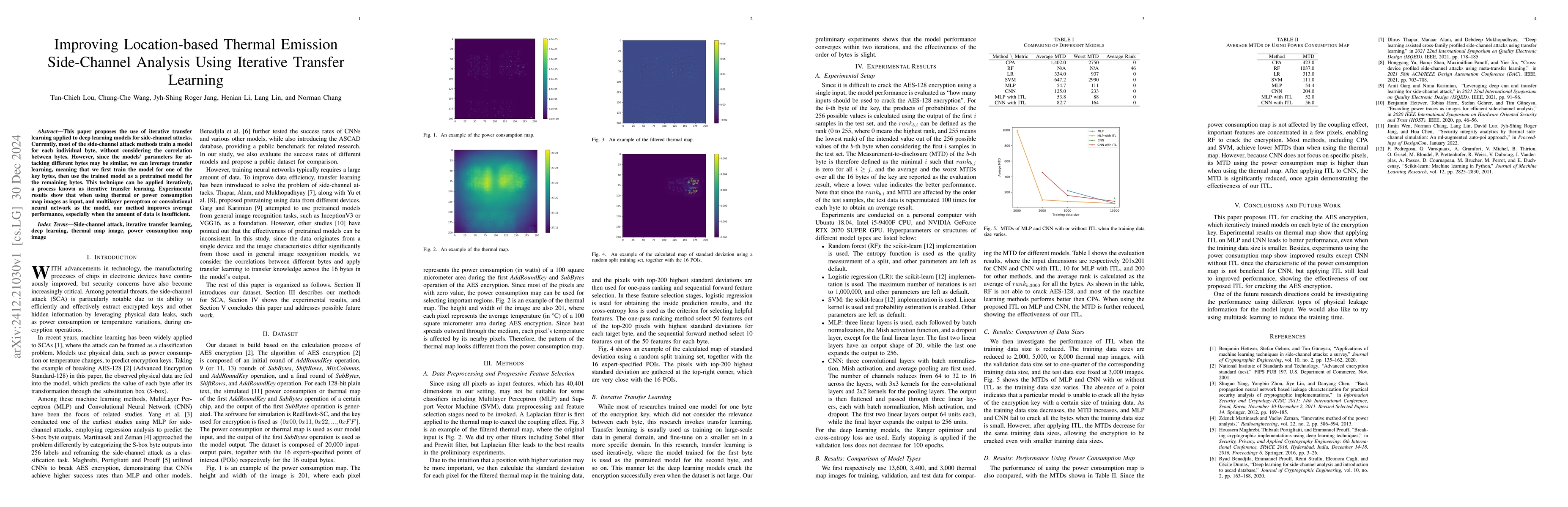 Thumbnail for Improving Location-based Thermal Emission Side-Channel Analysis Using
  Iterative Transfer Learning