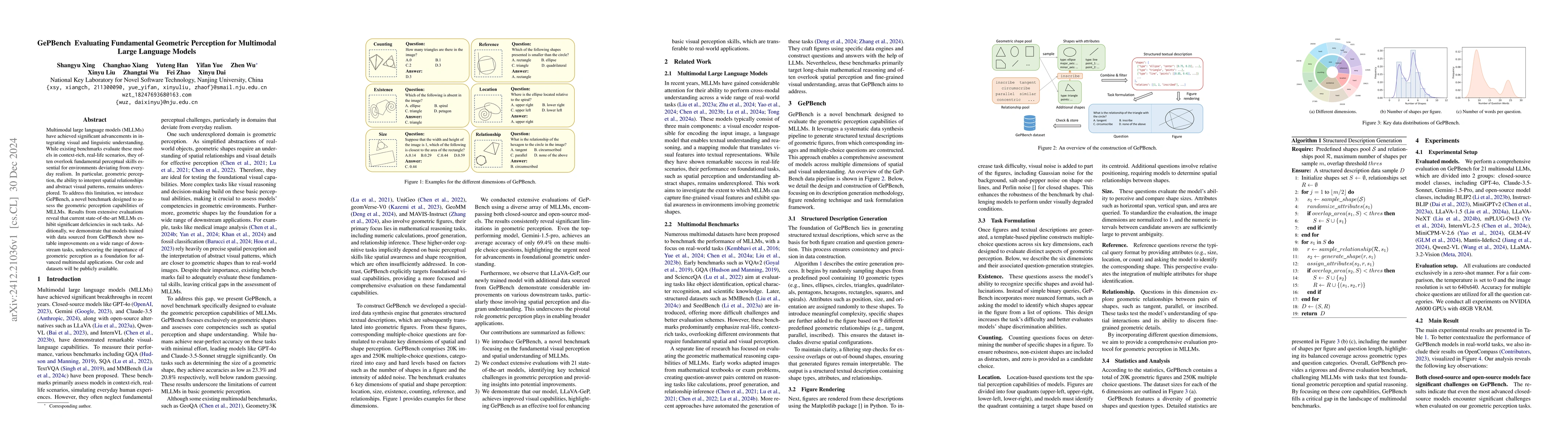 Thumbnail for GePBench: Evaluating Fundamental Geometric Perception for Multimodal
  Large Language Models