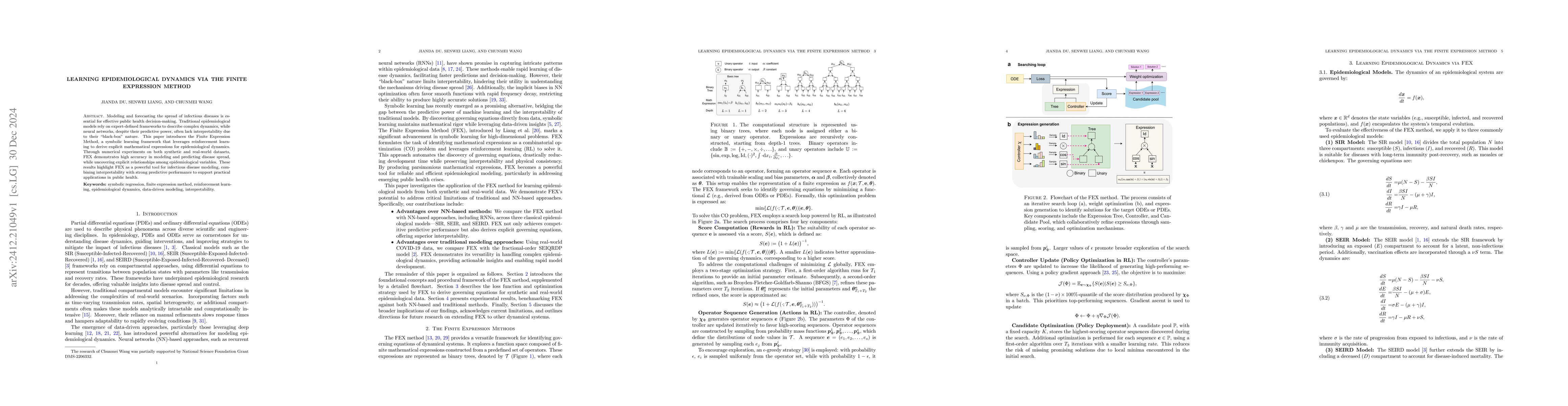 Thumbnail for Learning Epidemiological Dynamics via the Finite Expression Method