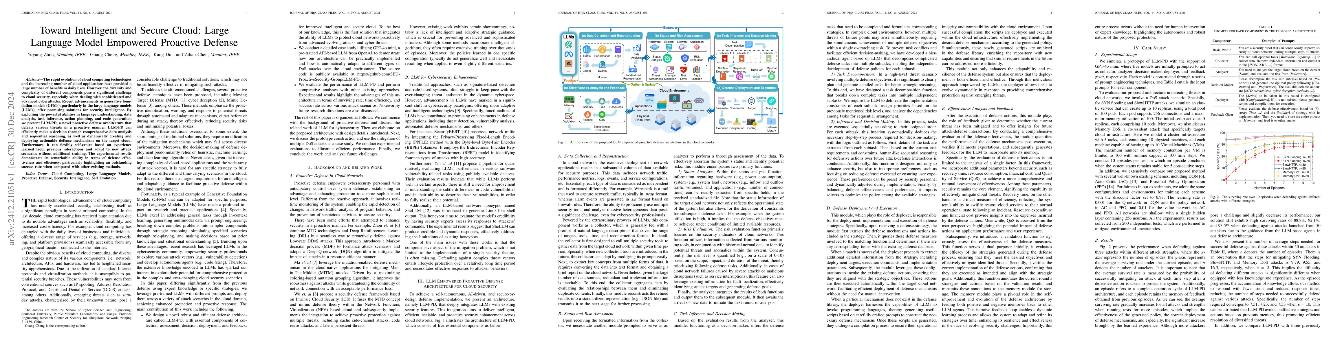 Thumbnail for Toward Intelligent and Secure Cloud: Large Language Model Empowered
  Proactive Defense