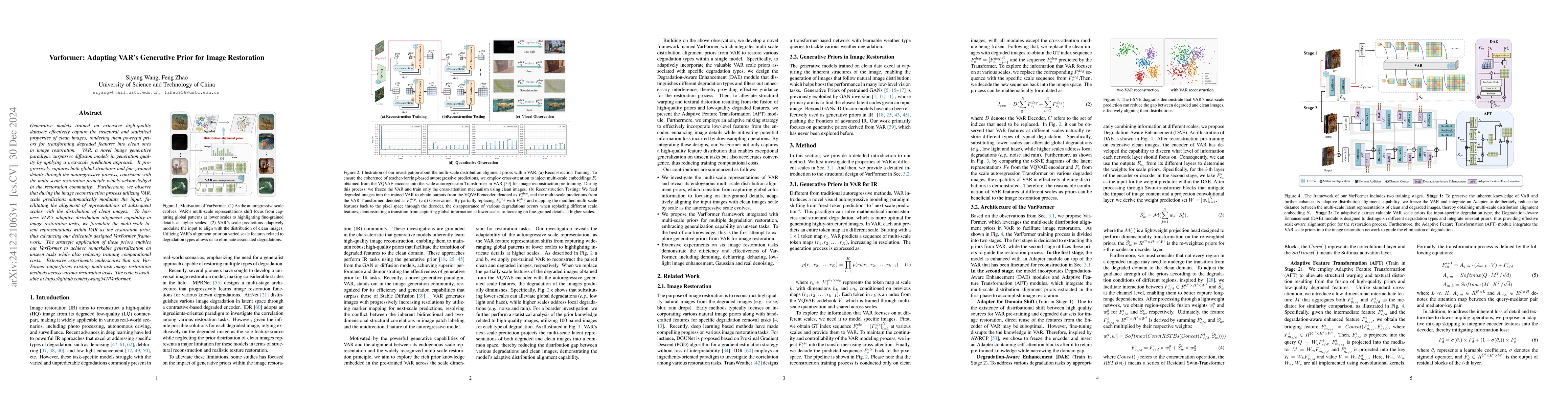 Thumbnail for Varformer: Adapting VAR's Generative Prior for Image Restoration