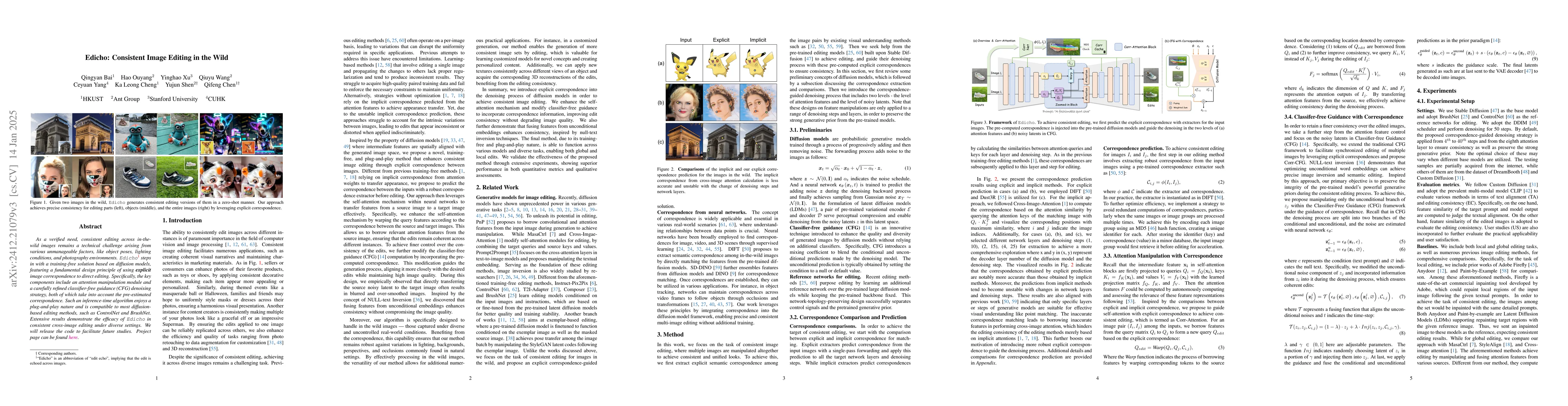 Thumbnail for Edicho: Consistent Image Editing in the Wild
