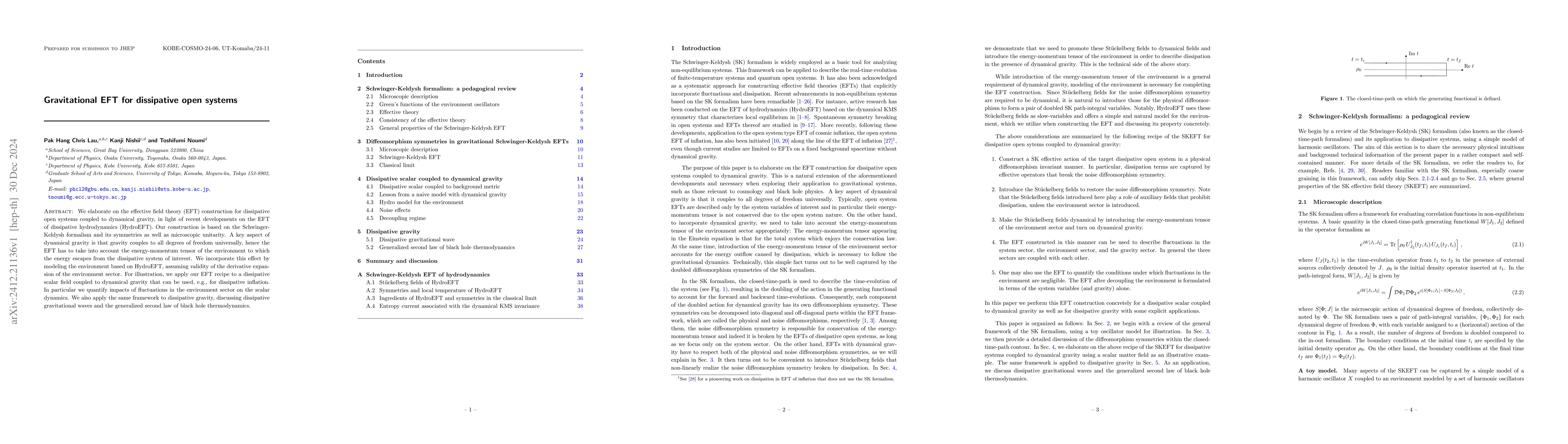 Thumbnail for Gravitational EFT for dissipative open systems
