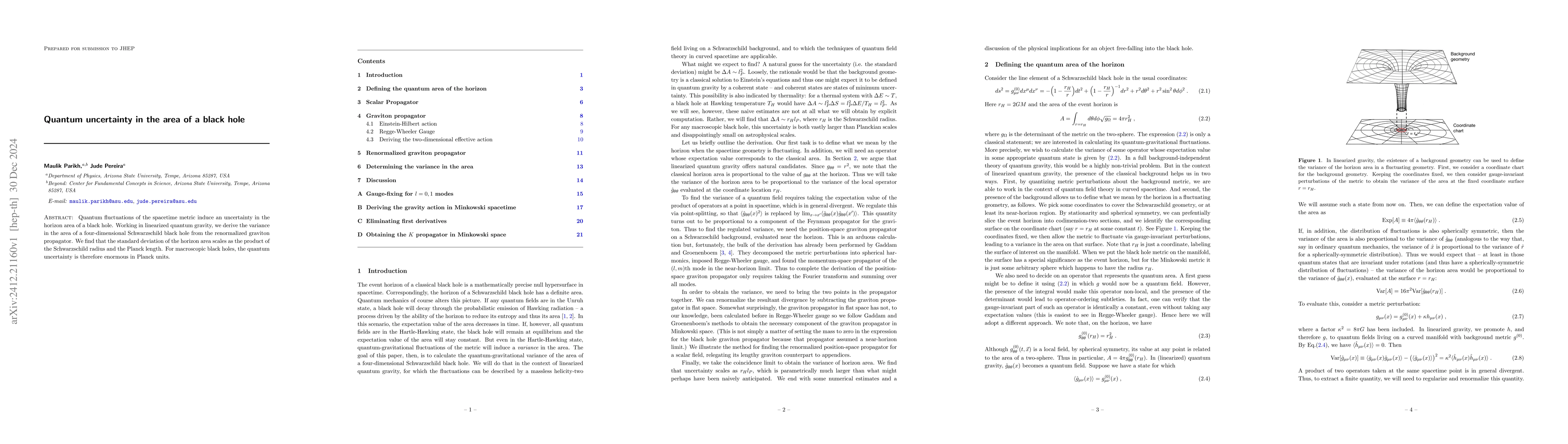 Thumbnail for Quantum uncertainty in the area of a black hole