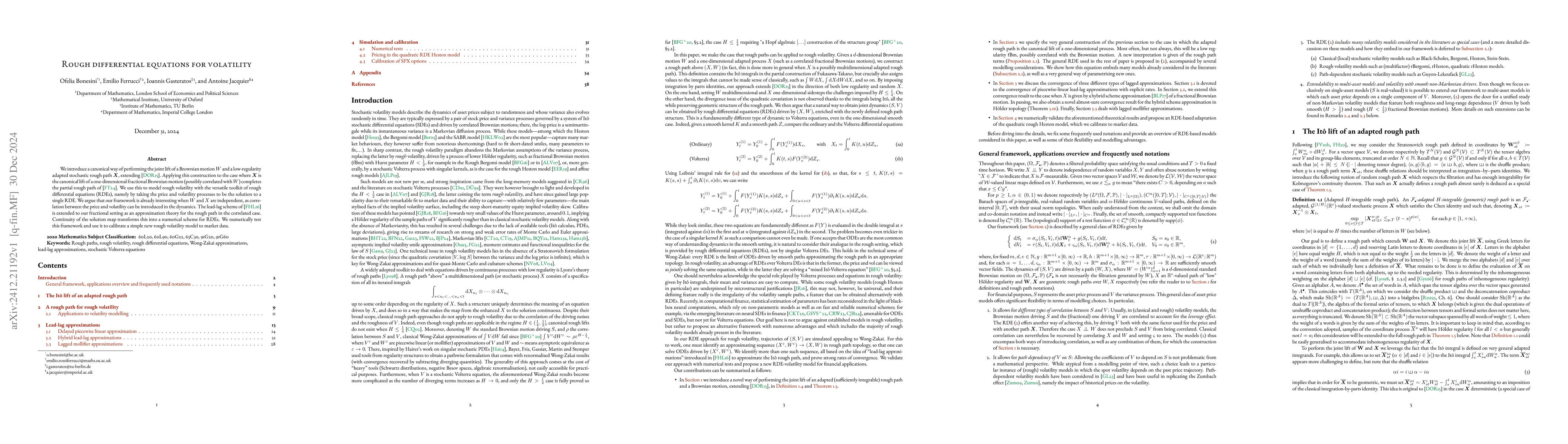 Thumbnail for Rough differential equations for volatility