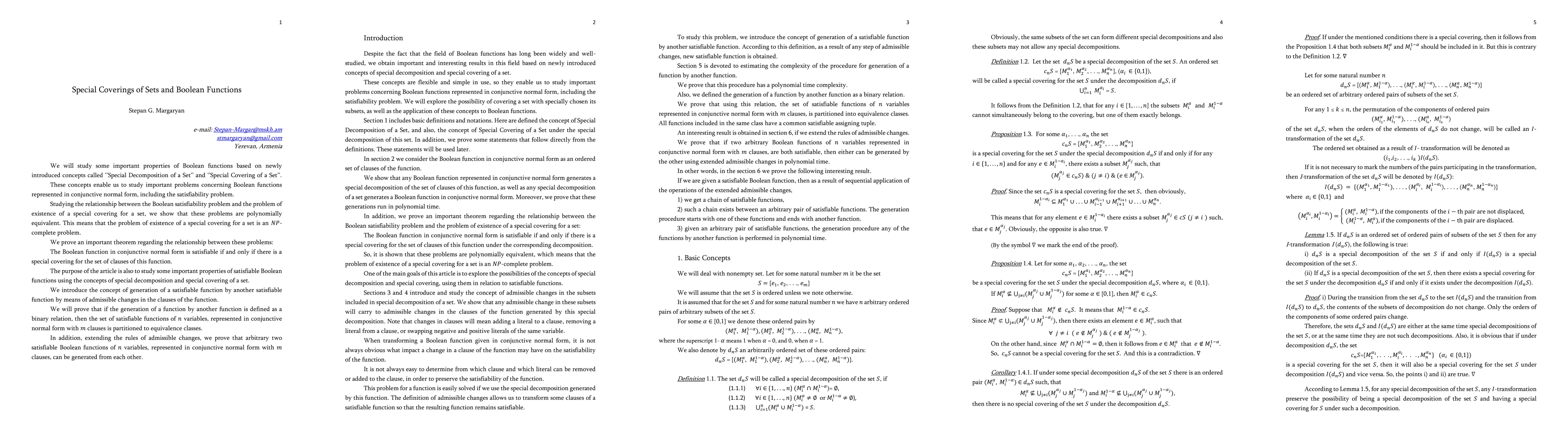 Thumbnail for Special Coverings of Sets and Boolean Functions