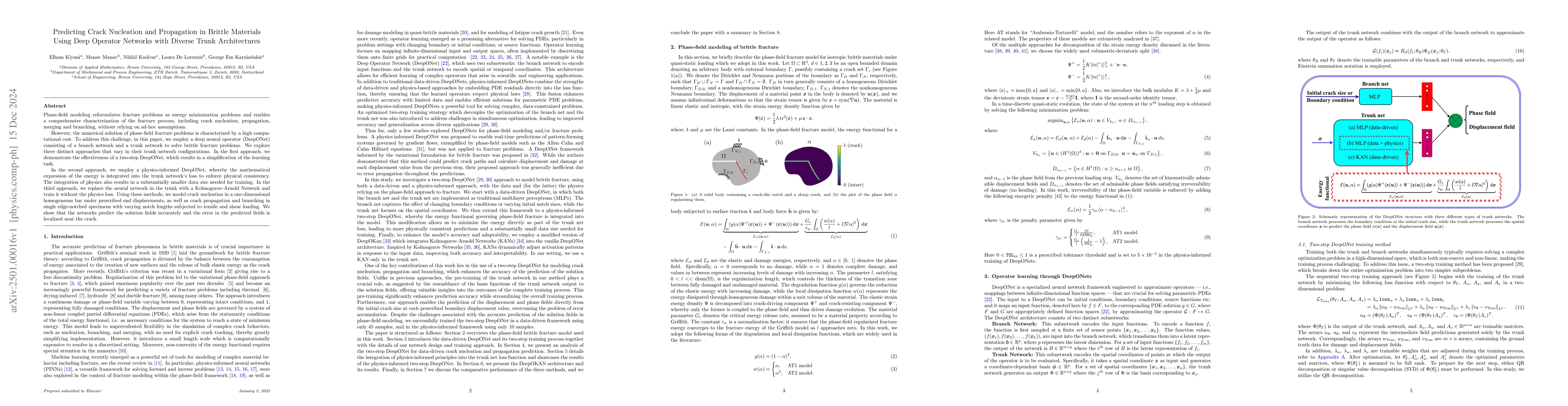 Thumbnail for Predicting Crack Nucleation and Propagation in Brittle Materials Using
  Deep Operator Networks with Diverse Trunk Architectures