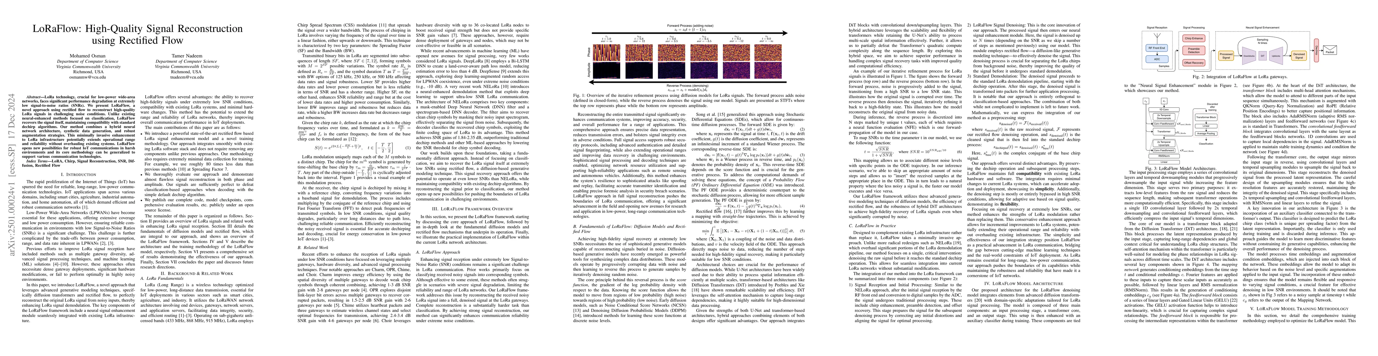 Thumbnail for LoRaFlow: High-Quality Signal Reconstruction using Rectified Flow