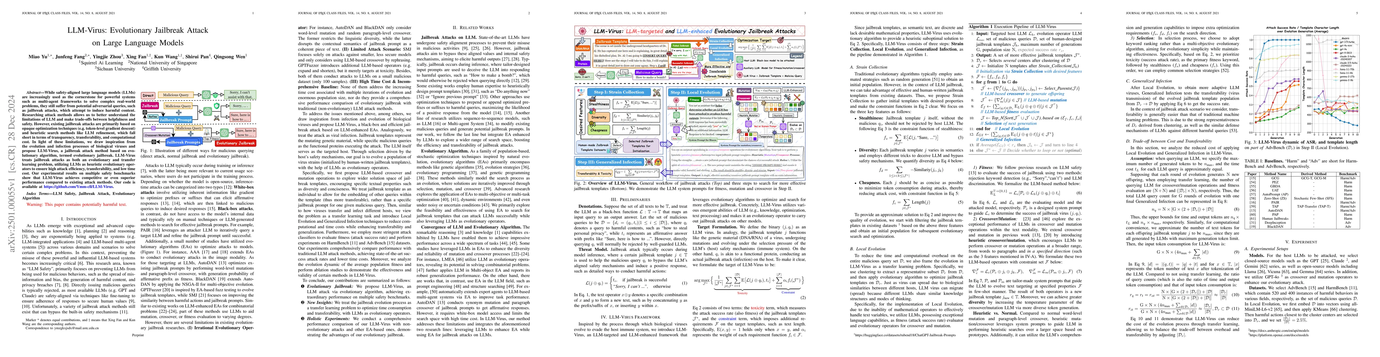 Thumbnail for LLM-Virus: Evolutionary Jailbreak Attack on Large Language Models