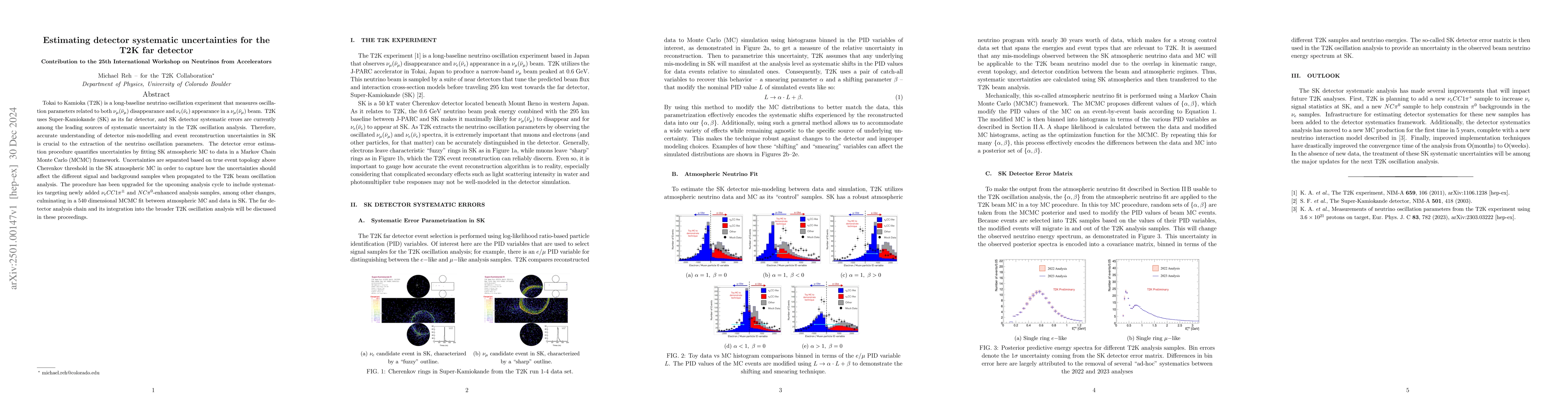 Thumbnail for Estimating detector systematic uncertainties for the T2K far detector