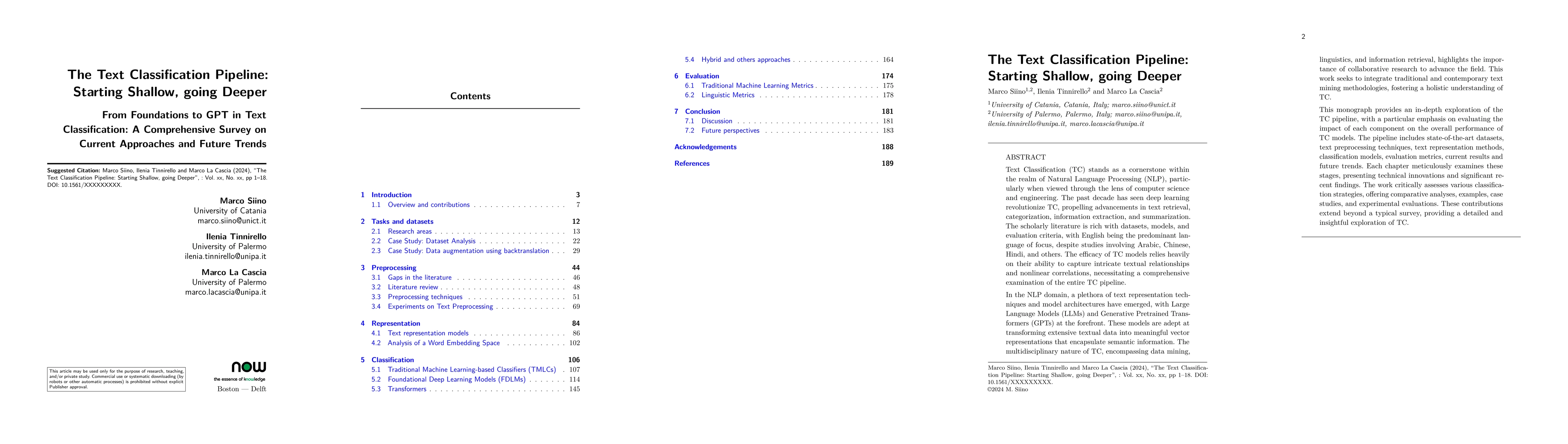 Thumbnail for The Text Classification Pipeline: Starting Shallow going Deeper