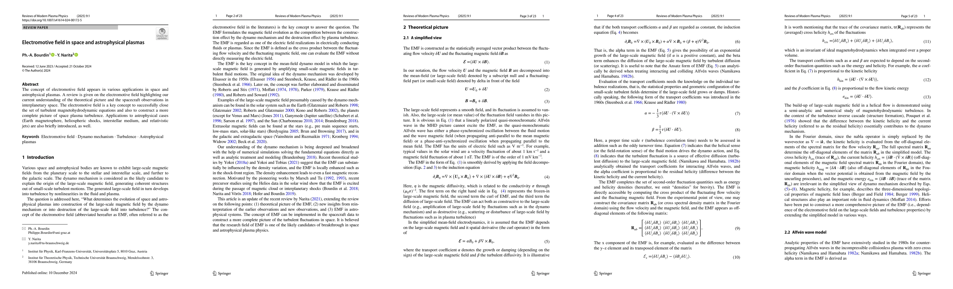 Thumbnail for Electromotive field in space and astrophysical plasmas