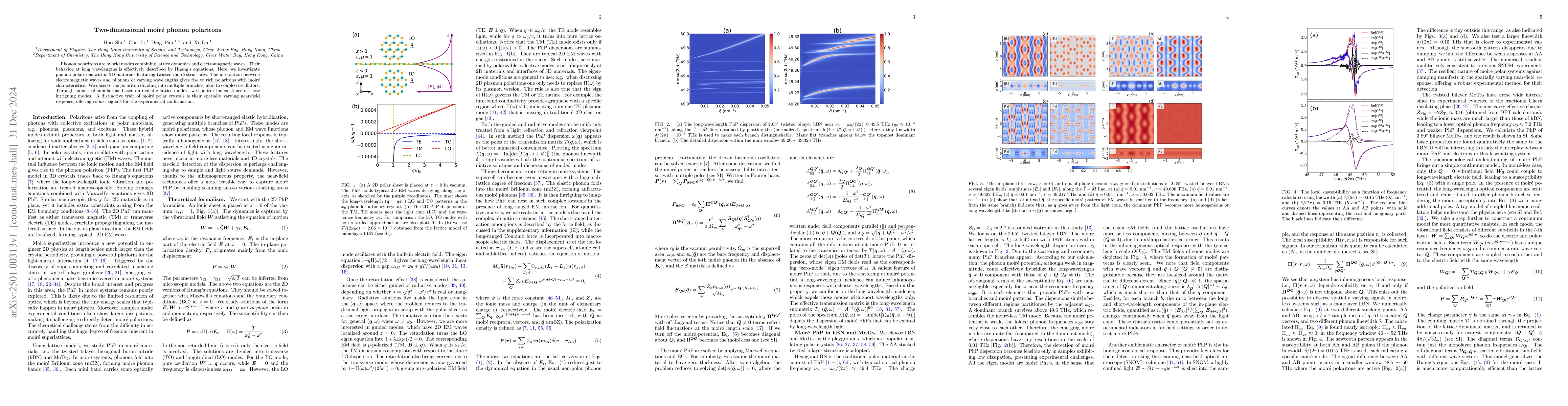 Thumbnail for Two-dimensional moiré phonon polaritons