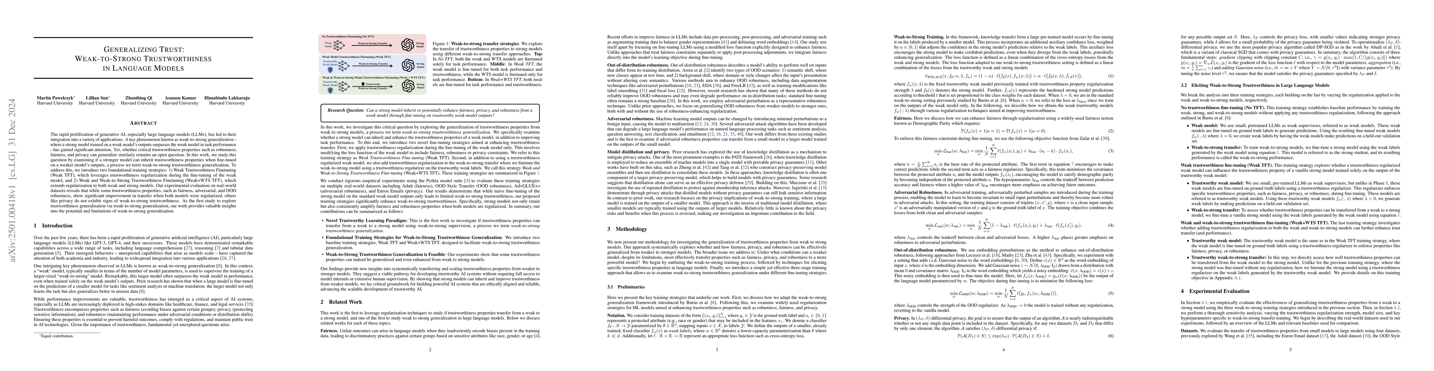 Thumbnail for Generalizing Trust: Weak-to-Strong Trustworthiness in Language Models