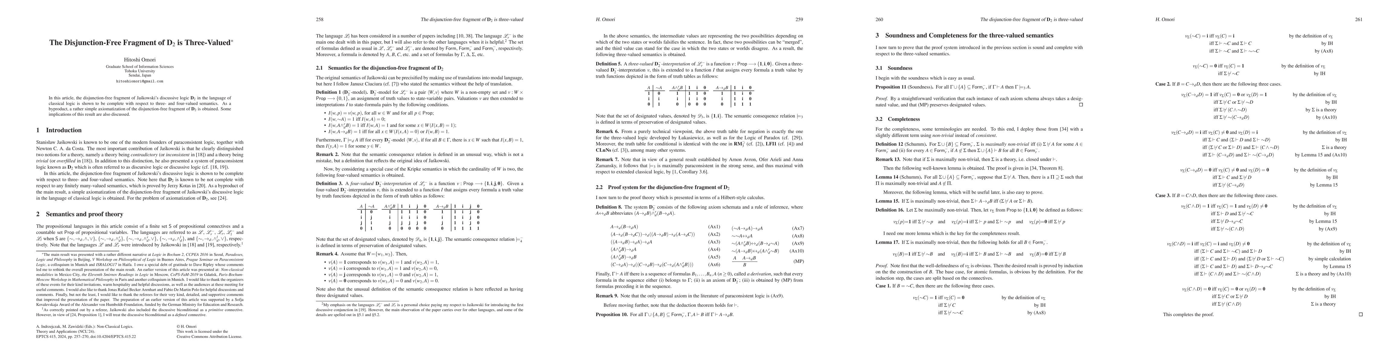 Thumbnail for The Disjunction-Free Fragment of D2 is Three-Valued