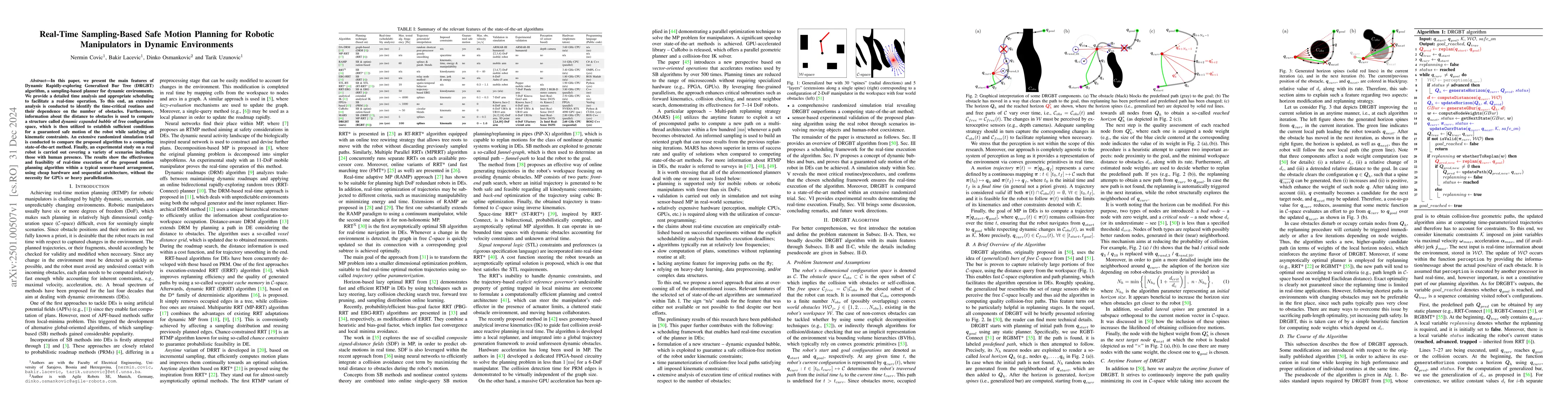 Thumbnail for Real-Time Sampling-Based Safe Motion Planning for Robotic Manipulators
  in Dynamic Environments