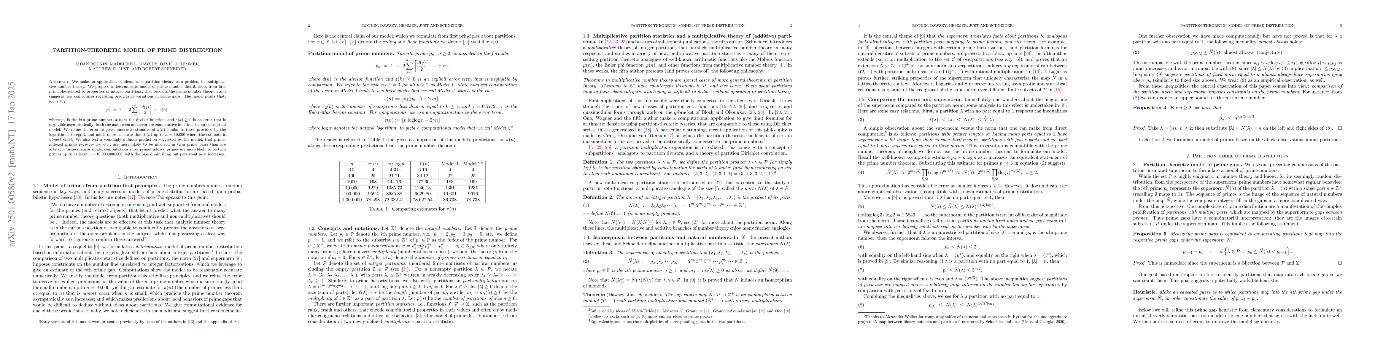 Thumbnail for Partition-theoretic model of prime distribution