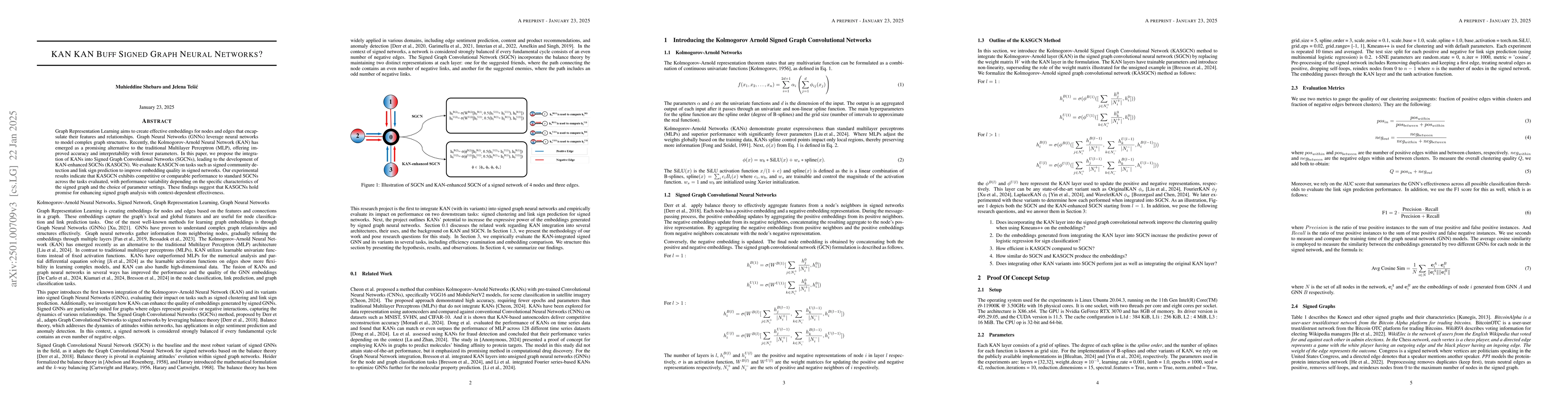 Thumbnail for KAN KAN Buff Signed Graph Neural Networks?