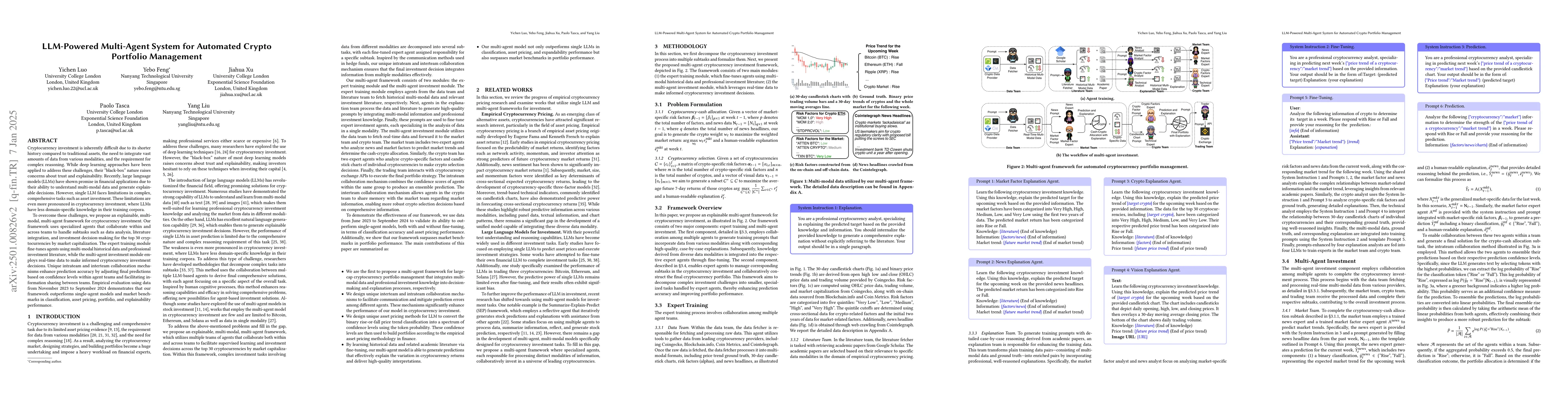 Thumbnail for LLM-Powered Multi-Agent System for Automated Crypto Portfolio Management