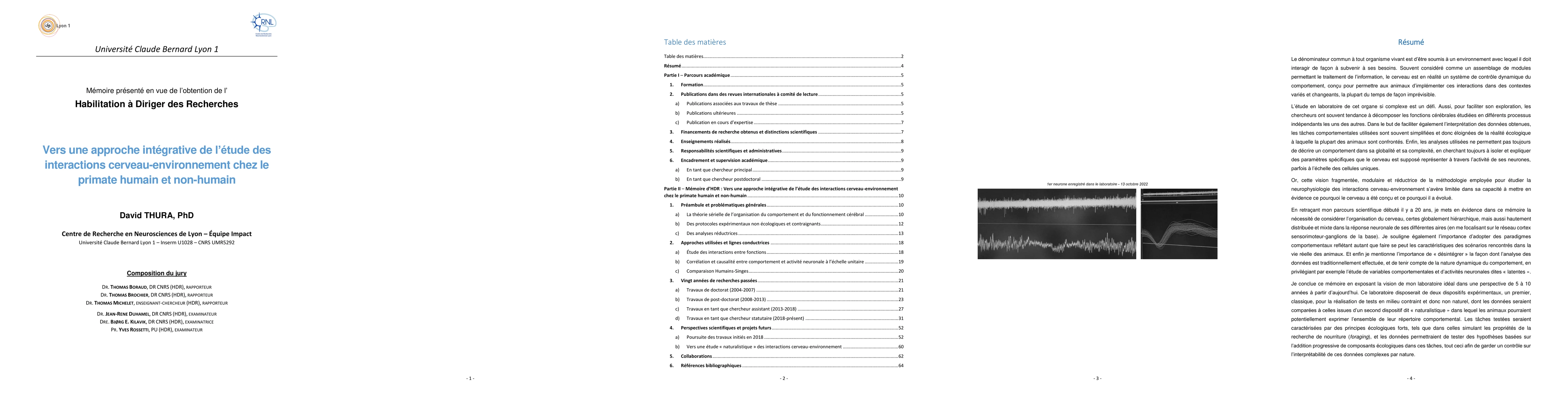 Thumbnail for Towards an integrative approach to the study of brain-environment
  interactions in human and non-human primate